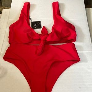 Zaful red bikini